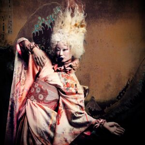 Rococo Rising: Chrysanthemums Beneath the Great Wave of Kanagawa